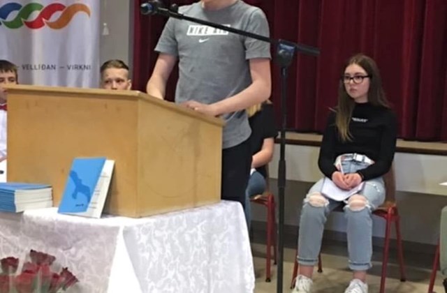 Stóra-upplestrarkeppnin -hrepptum 2.sætið