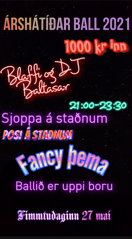 Árshátíðarball 7.-10.bekk