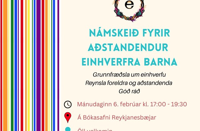 Námskeið - fyrir aðstandendur einhverfra barna