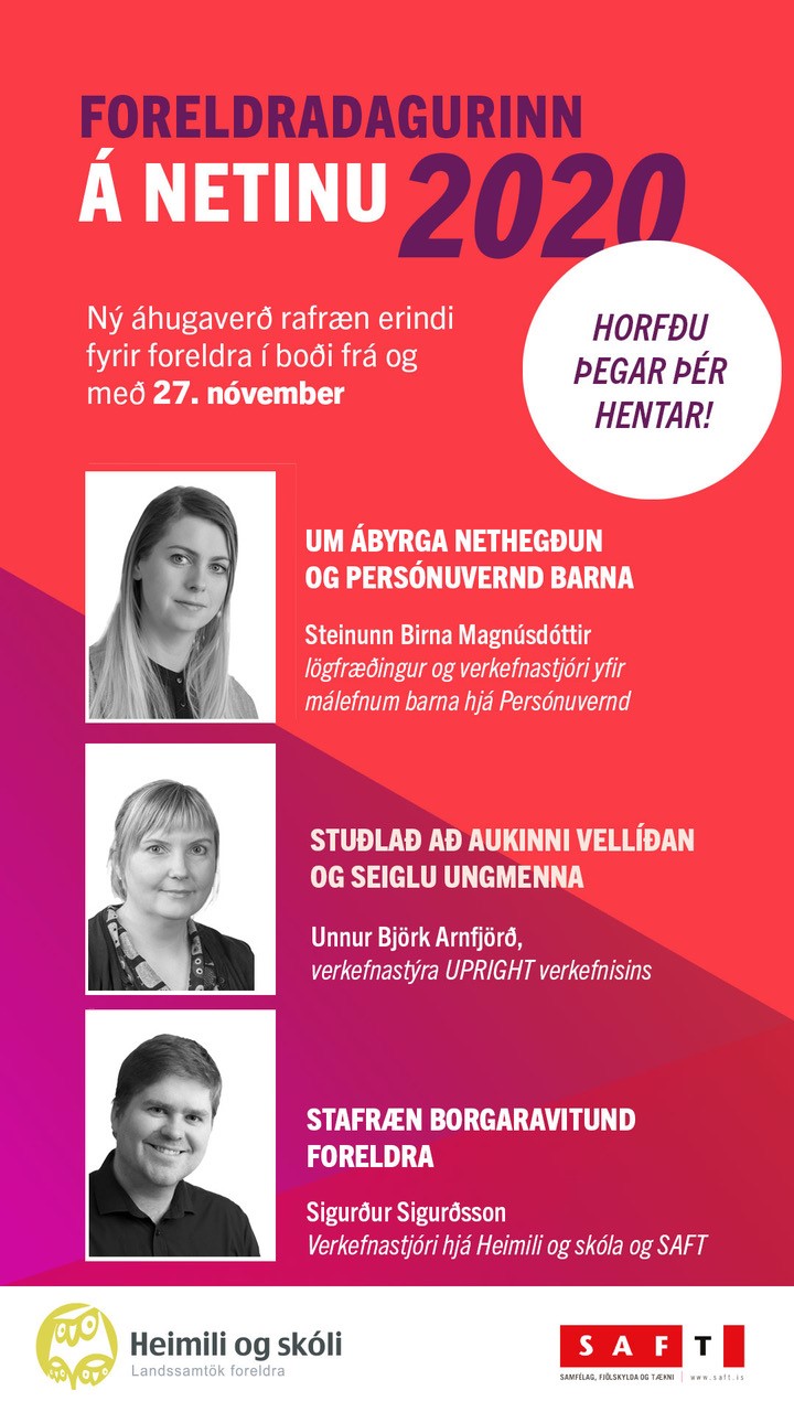 Foreldradagurinn á netinu 2020