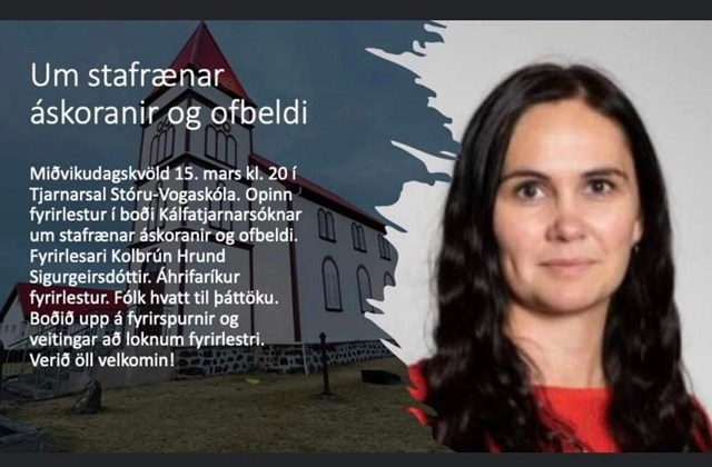 Fyrirlestur um stafrænar áskoranir og ofbeldi