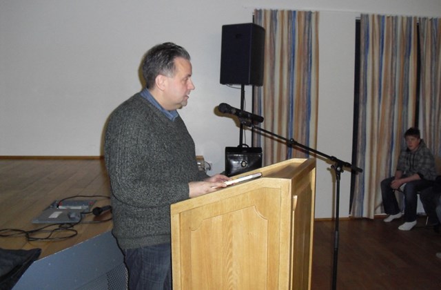 Guðmundur Brynjólfsson kynnir bók sína í Tjarnarsal