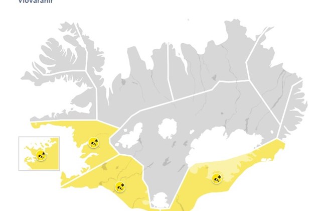 Vegna veðurspár eftir hádegi í dag, 2.febrúar