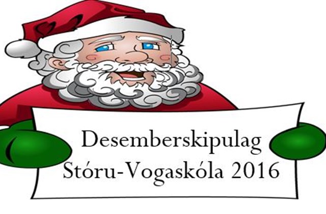 Desemberskipulag 2016