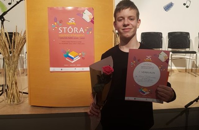 Hrepptum 1.sætið í Stóru-upplestrarkeppninni