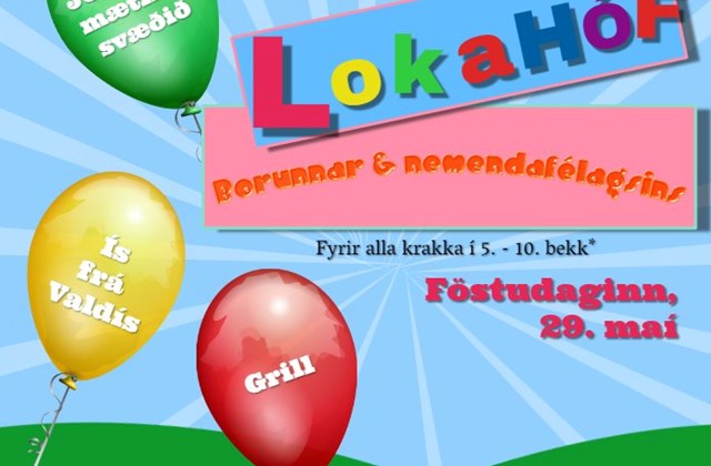 Lokahóf 5-10b í kvöld