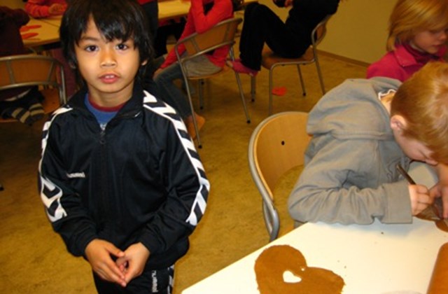 Föndurdagur í fullum gangi