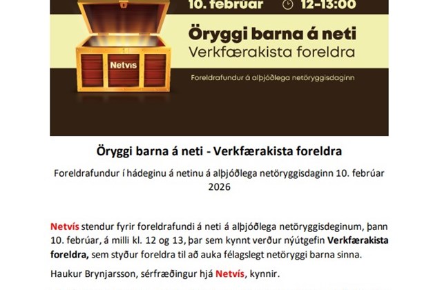 Öryggi barna á netinu