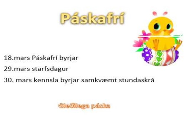 Páskafrí