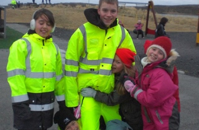 Nýir verðir á skólalóð