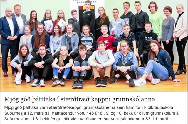 Stærðfræðikeppni grunnskólanna