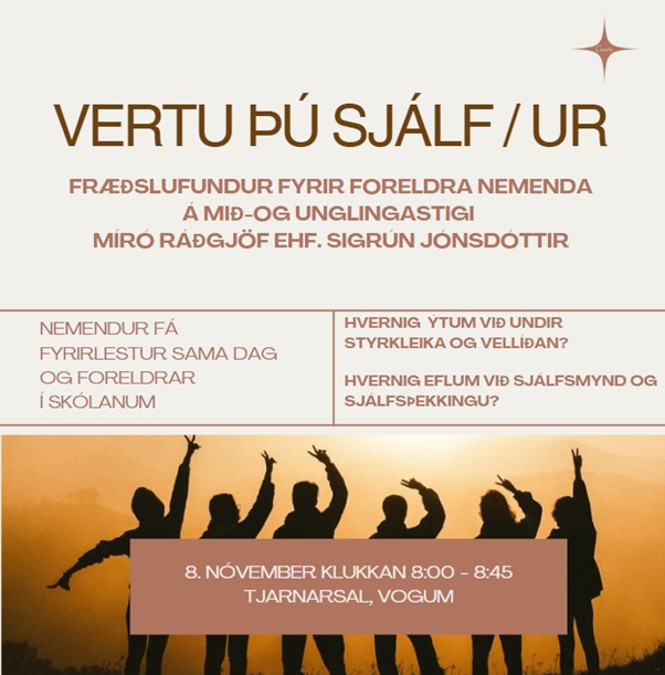 Vertu þú sjálf/ur