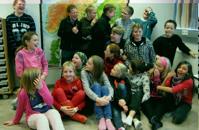 6. bekkur með náttúrufræðisýningu